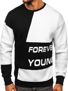 Bluză negru-alb Forever Young Bolf  0003