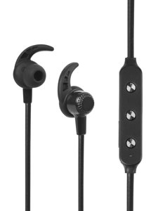 Căști negre intraauriculare bluetooth QBM-86