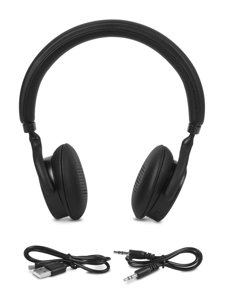 Căști negre stereo bluetooth QBM-68