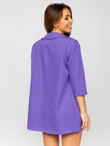 Costum elegant de vară violet dame 8895