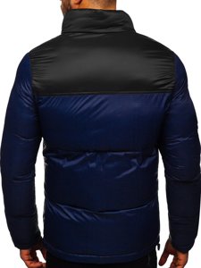 Geacă de iarnă bleumarin Bolf 1186