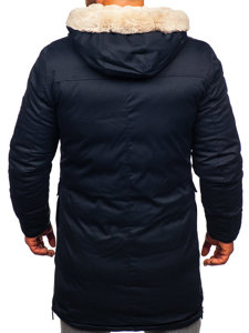 Geacă de iarnă parka bleumarin Bolf 22M50