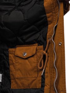 Geacă de iarnă parka camel Bolf EX838