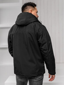 Geaca de iarna sport neagra pentru barbati cu captuseala Bolf 5M3262A1