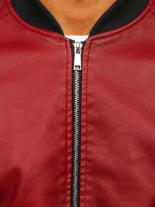 Geacă de piele bomber bordo Bolf 1147