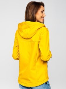 Geacă galbena softshell dame Bolf KSW6007