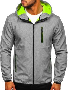 Geacă grafit softshell bărbați Bolf KS2195