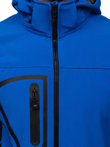 Geacă softshell albastru Bolf T019