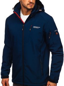 Geacă softshell bleumarin Bolf BK122