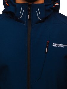 Geacă softshell bleumarin Bolf BK122