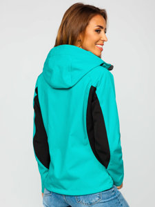 Geacă softshell dame verde-mentă Bolf 9055