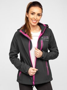 Geacă softshell grafit dame Bolf  HH027