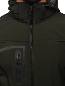 Geacă softshell kaki Bolf T019