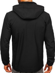 Geacă softshell neagră Bolf HH017