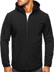 Geacă softshell neagră Bolf HH017