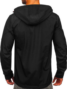 Geacă softshell neagră Bolf HSS037