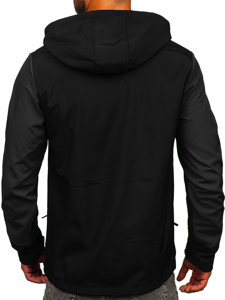 Geacă softshell neagră Bolf HSS039