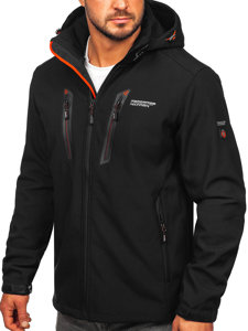 Geacă softshell negru-roșu Bolf WX086A