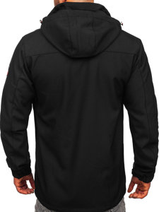 Geacă softshell negru-roșu Bolf WX086A