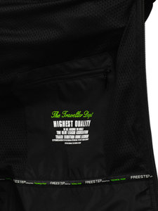 Geacă softshell negru-verde Bolf WX085