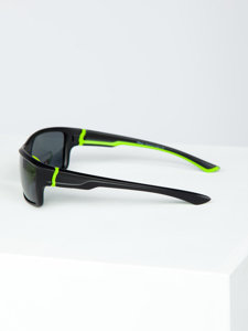 Ochelari de soare negru-verde Bolf MIAMI6