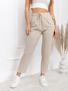 Pantaloni bej dame Bolf W7921