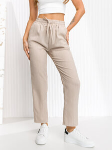 Pantaloni bej dame Bolf W7962