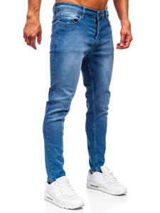 Pantaloni blugi slim pentru bărbați, albaștri Bolf 6595