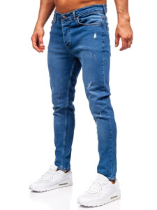 Pantaloni blumarin pentru bărbați, blugi, slim fit Bolf 6486