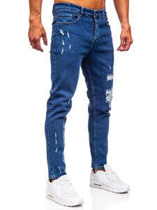 Pantaloni blumarin pentru bărbați, blugi, slim fit Bolf 6565