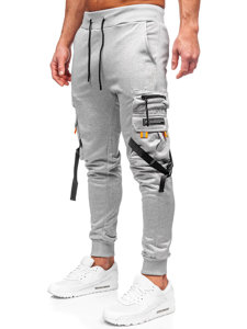 Pantaloni cargo gri pantaloni de jogging pentru bărbați Bolf HS7162