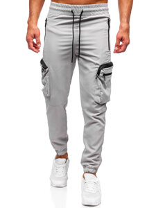 Pantaloni cargo gri pantaloni de jogging pentru bărbați de la Bolf HSS296