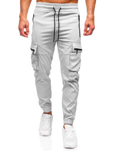 Pantaloni cargo gri pantaloni de jogging pentru bărbați de la Bolf HSS300