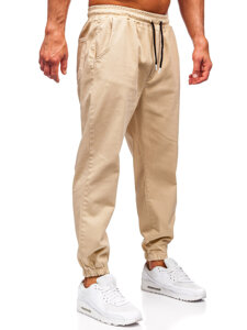 Pantaloni cargo joggers bej  Bolf 001