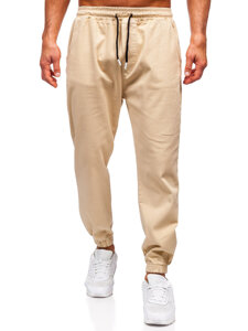 Pantaloni cargo joggers bej  Bolf 001