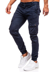 Pantaloni cargo joggers bleumarin Bolf JM5502