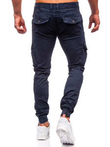 Pantaloni cargo joggers bleumarin Bolf JM5502