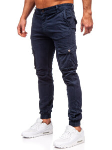 Pantaloni cargo joggers bleumarin Bolf JM5502