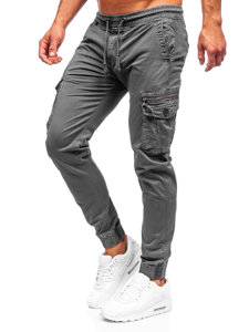 Pantaloni cargo joggers gri Bolf CT6706S0