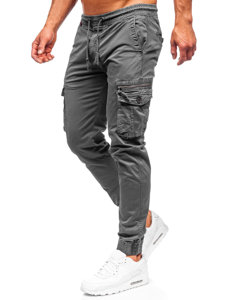 Pantaloni cargo joggers gri Bolf CT6706S0