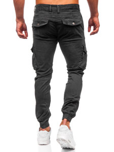 Pantaloni cargo joggers gri Bolf JM5502