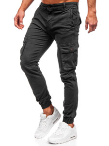 Pantaloni cargo joggers gri Bolf JM5502