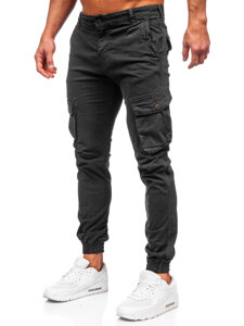 Pantaloni cargo joggers gri Bolf JM5502