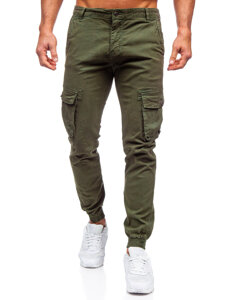 Pantaloni cargo joggers kaki Bolf JM5502