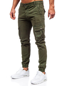 Pantaloni cargo joggers kaki Bolf JM5502