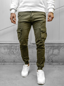 Pantaloni cargo joggers kaki Bolf JM5502A