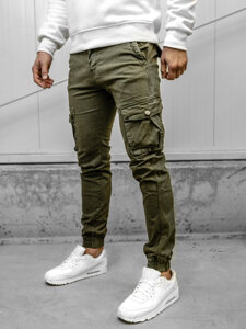 Pantaloni cargo joggers kaki Bolf JM5502A