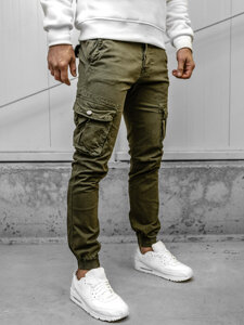 Pantaloni cargo joggers kaki Bolf JM5502A