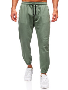 Pantaloni cargo joggers verzi Bolf 001