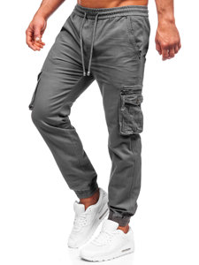 Pantaloni cargo negri Bolf MP0181G